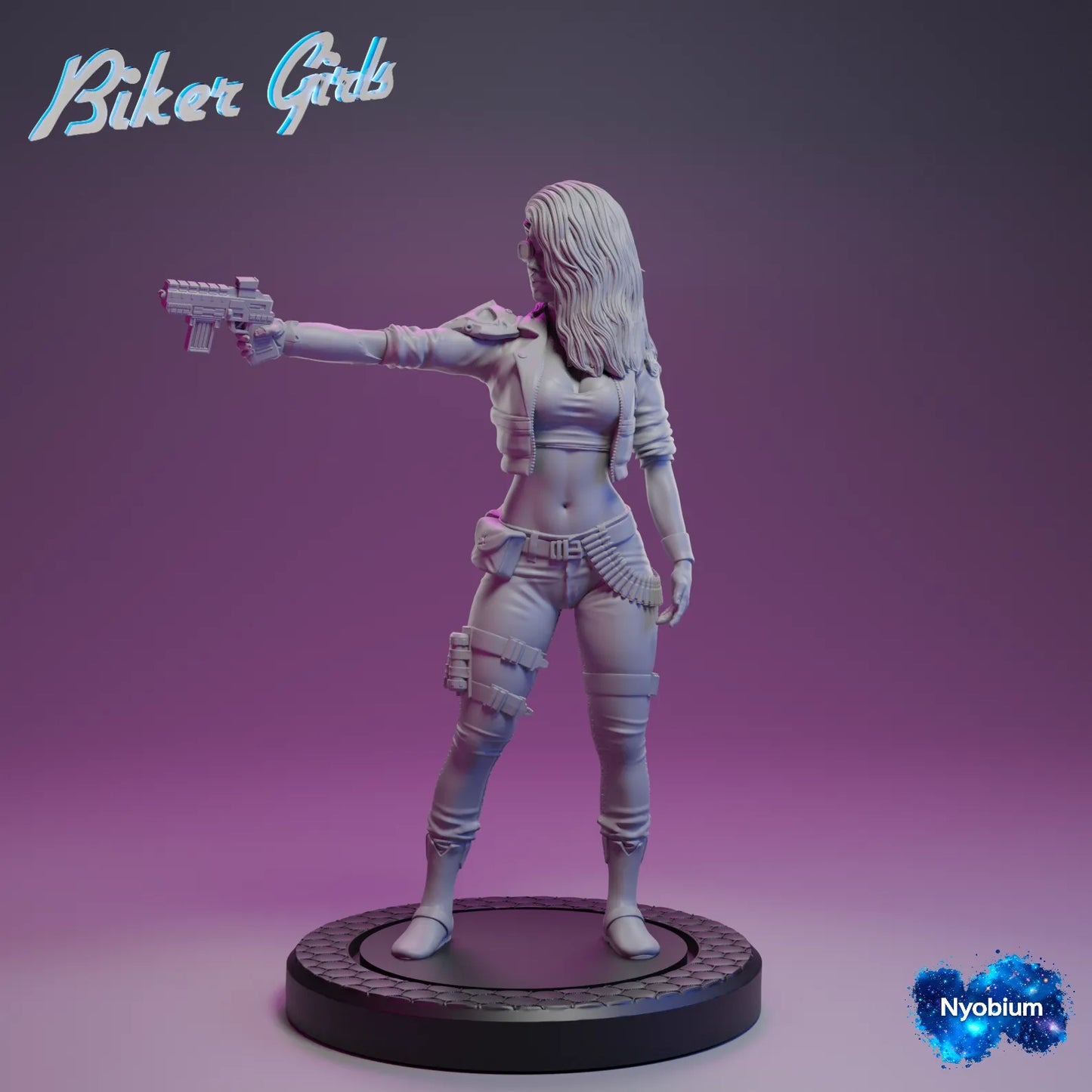 Nyobium Games - Jen, Bounty Hunter #2 - 75mm Pin Up/Figure/Model/Diorama