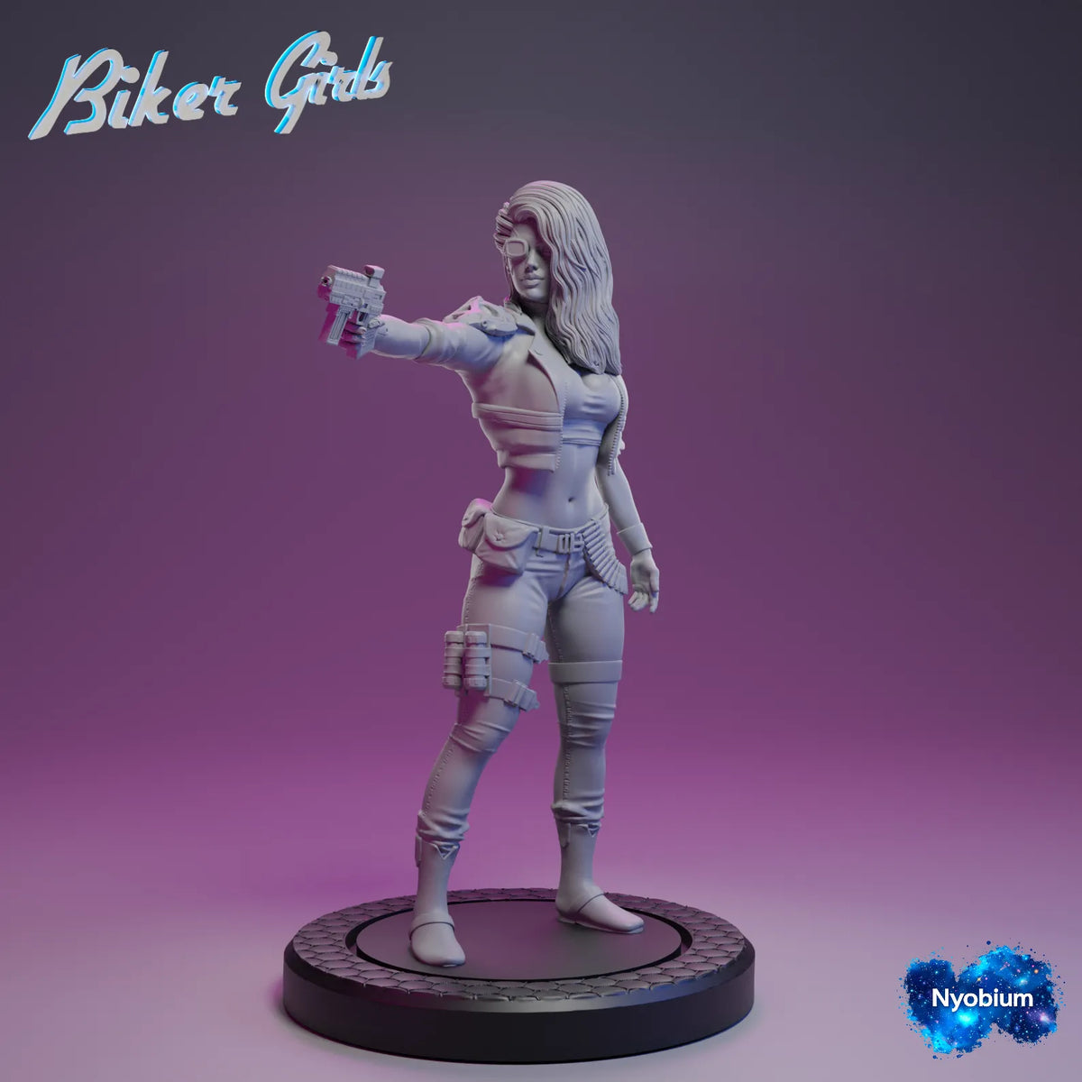Nyobium Games - Jen, Bounty Hunter #2 - 75mm Pin Up/Figure/Model/Diorama
