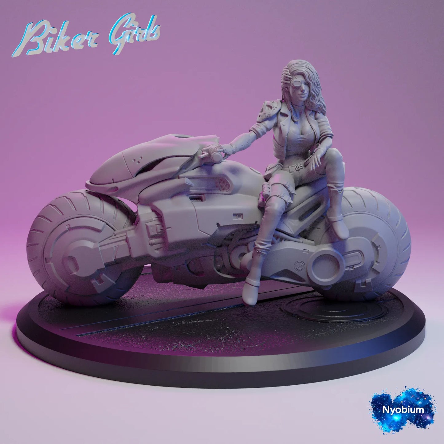 Nyobium Games - Jen, Bounty Hunter #4 - 75mm Pin Up/Figure/Model/Diorama
