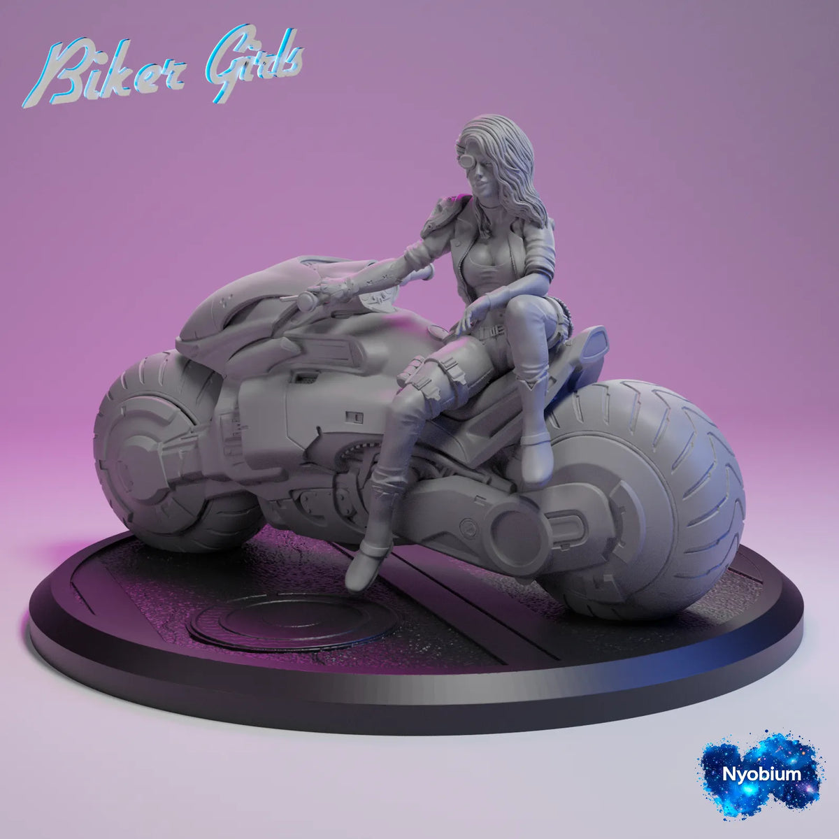 Nyobium Games - Jen, Bounty Hunter #4 - 75mm Pin Up/Figure/Model/Diorama