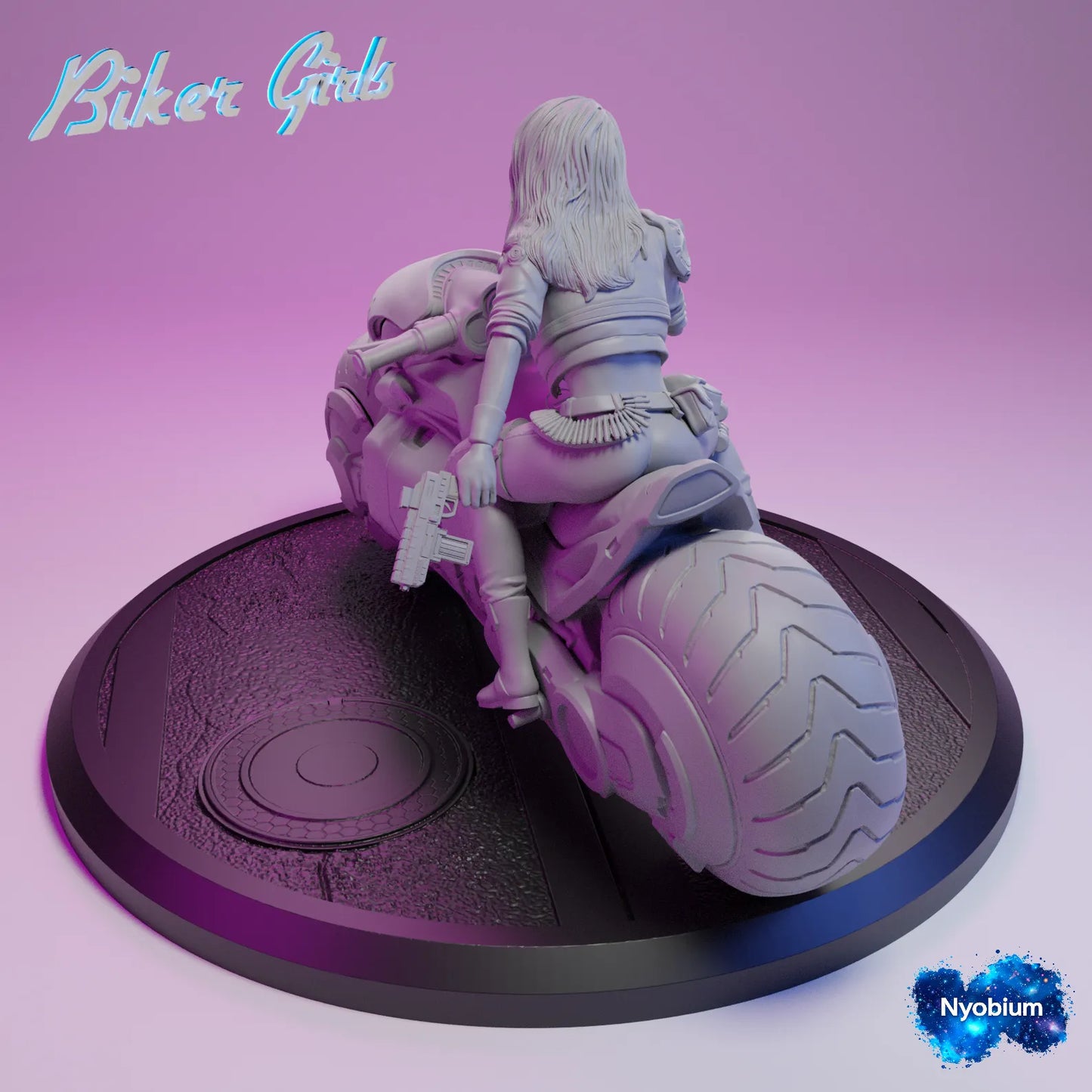 Nyobium Games - Jen, Bounty Hunter #5 - 75mm Pin Up/Figure/Model/Diorama
