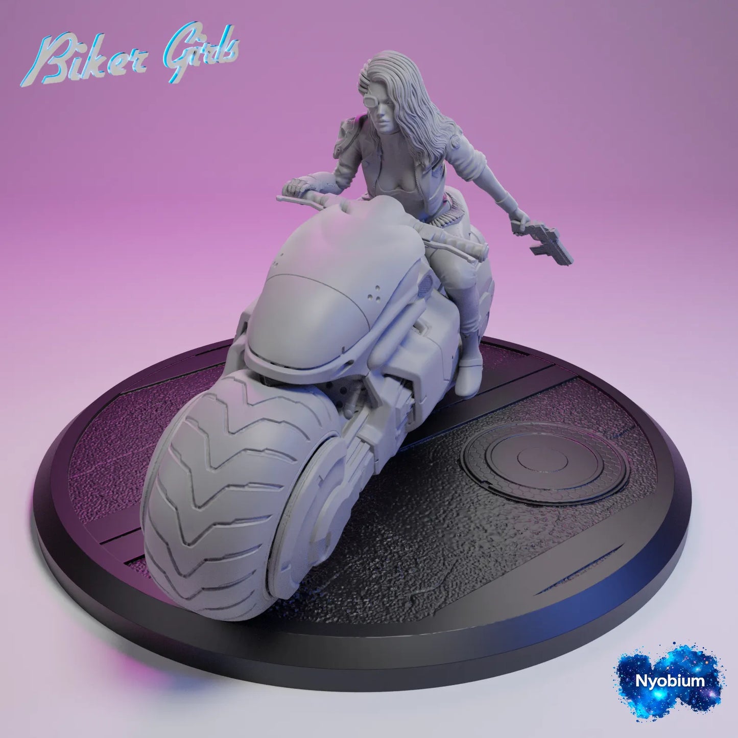 Nyobium Games - Jen, Bounty Hunter #5 - 75mm Pin Up/Figure/Model/Diorama
