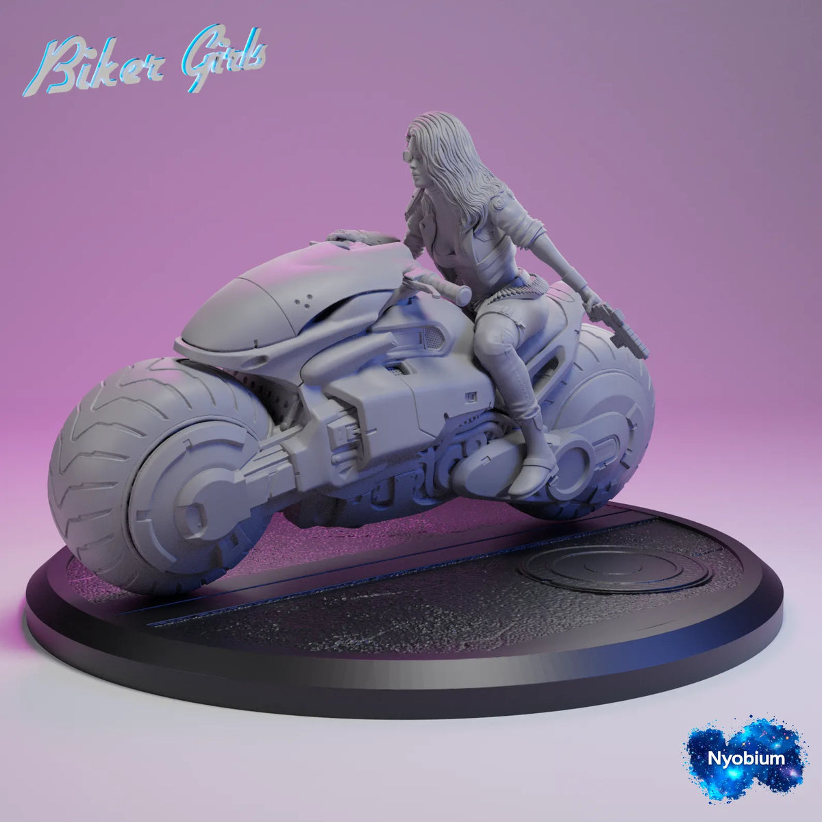 Nyobium Games - Jen, Bounty Hunter #5 - 75mm Pin Up/Figure/Model/Diorama