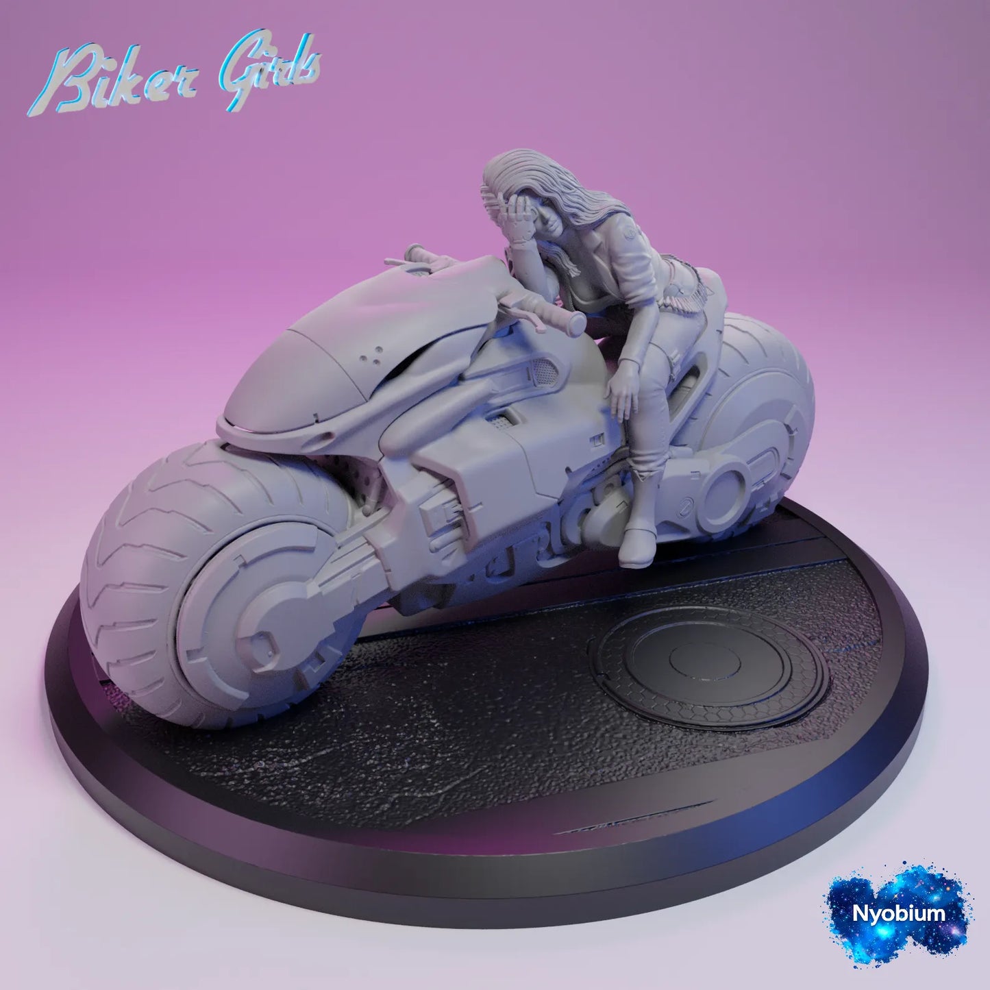 Nyobium Games - Jen, Bounty Hunter #6 - 75mm Pin Up/Figure/Model/Diorama
