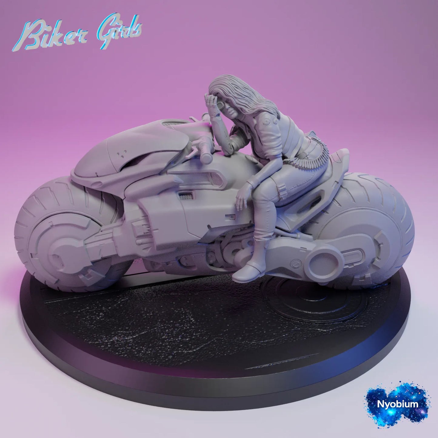 Nyobium Games - Jen, Bounty Hunter #6 - 75mm Pin Up/Figure/Model/Diorama