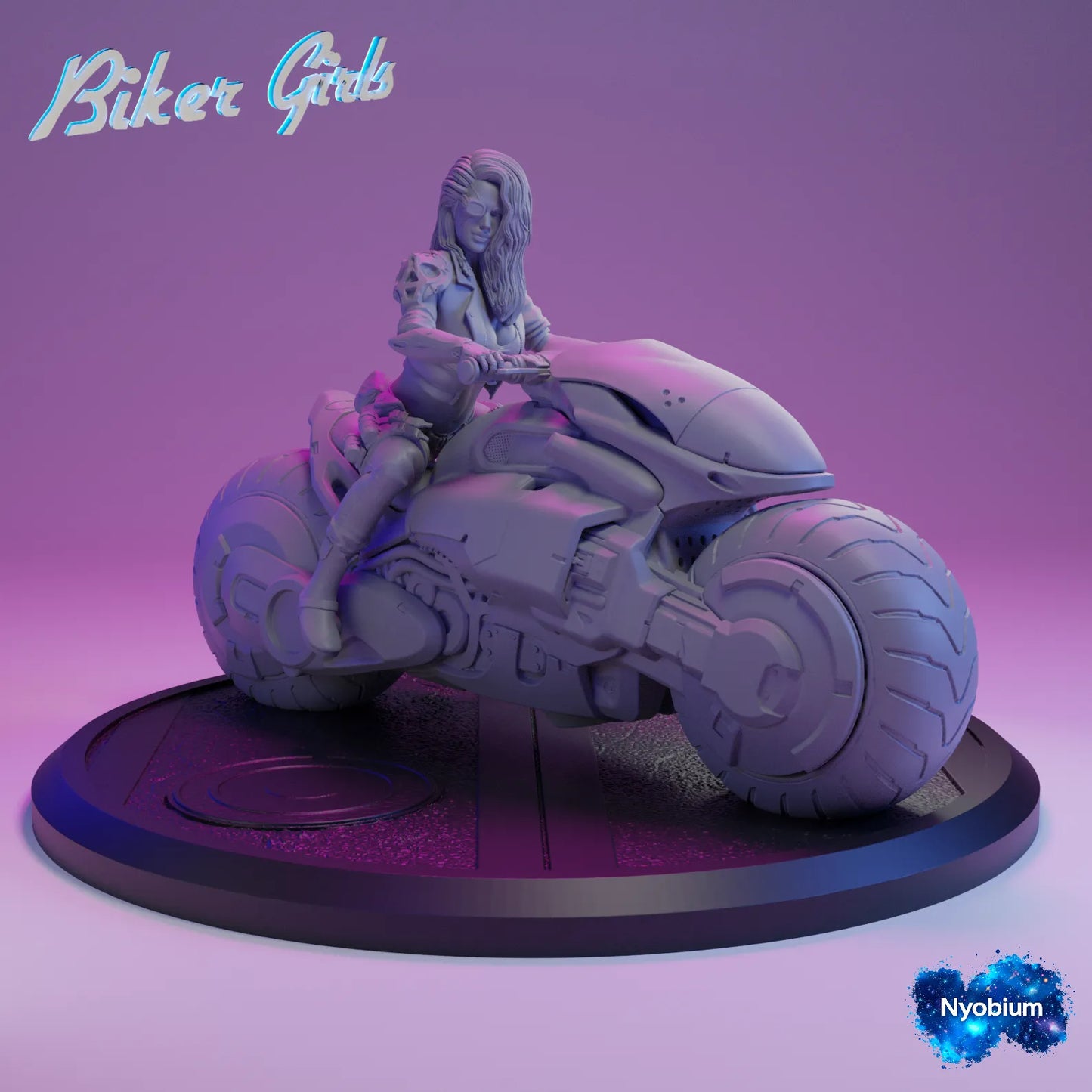 Nyobium Games - Jen, Bounty Hunter #7 - 75mm Pin Up/Figure/Model/Diorama
