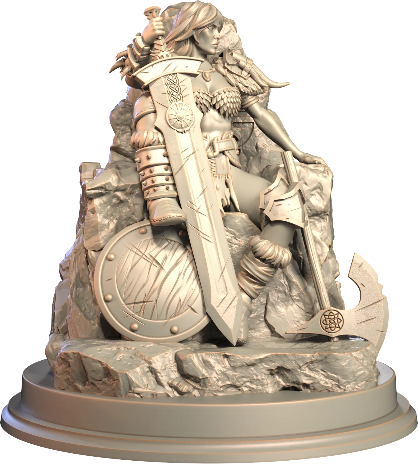 3D IPStudios - Barbarians - Kaela - 75mm Pin Up/Figure/Model/Diorama