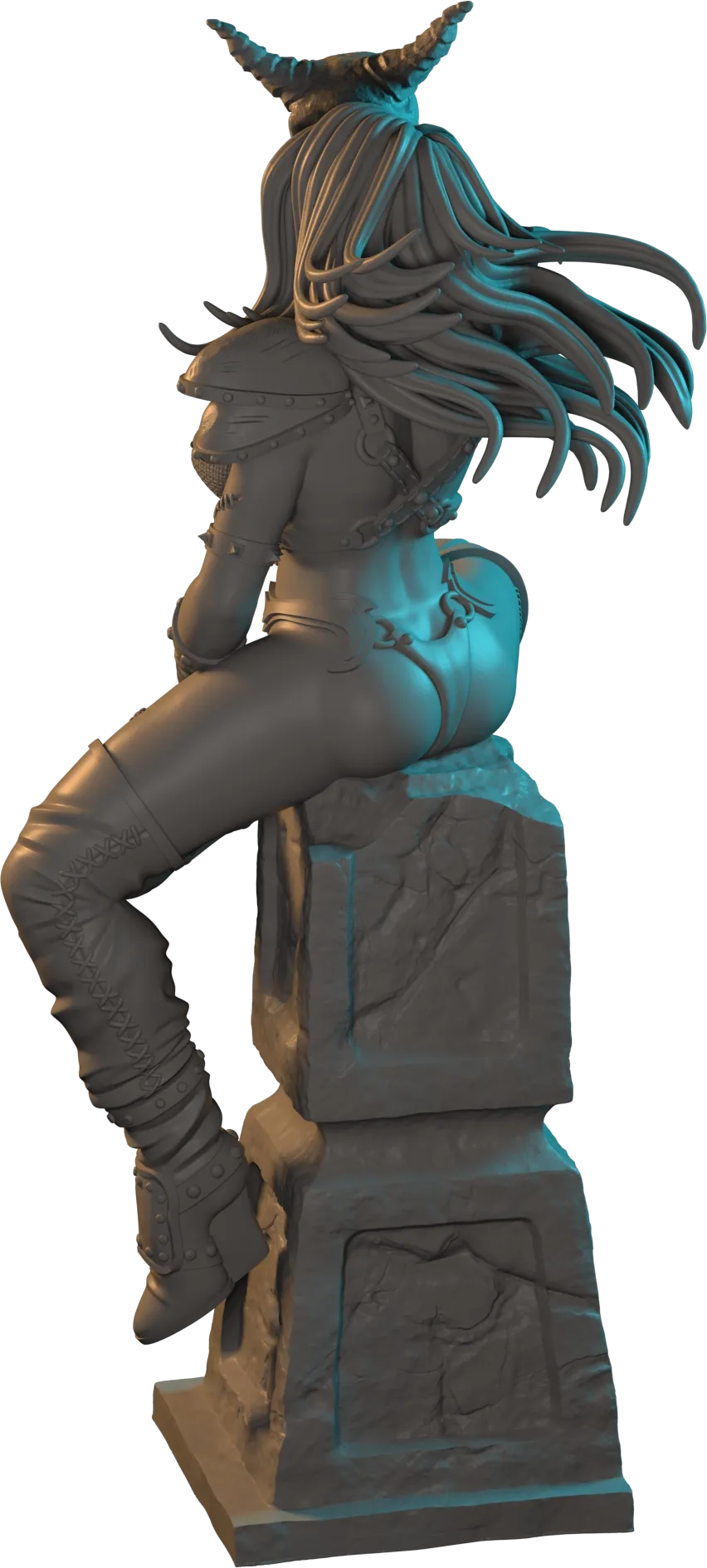 Clover Leaves - Fighter Girl #4 - Kinki - 75mm Pin Up/Figure/Model/Diorama