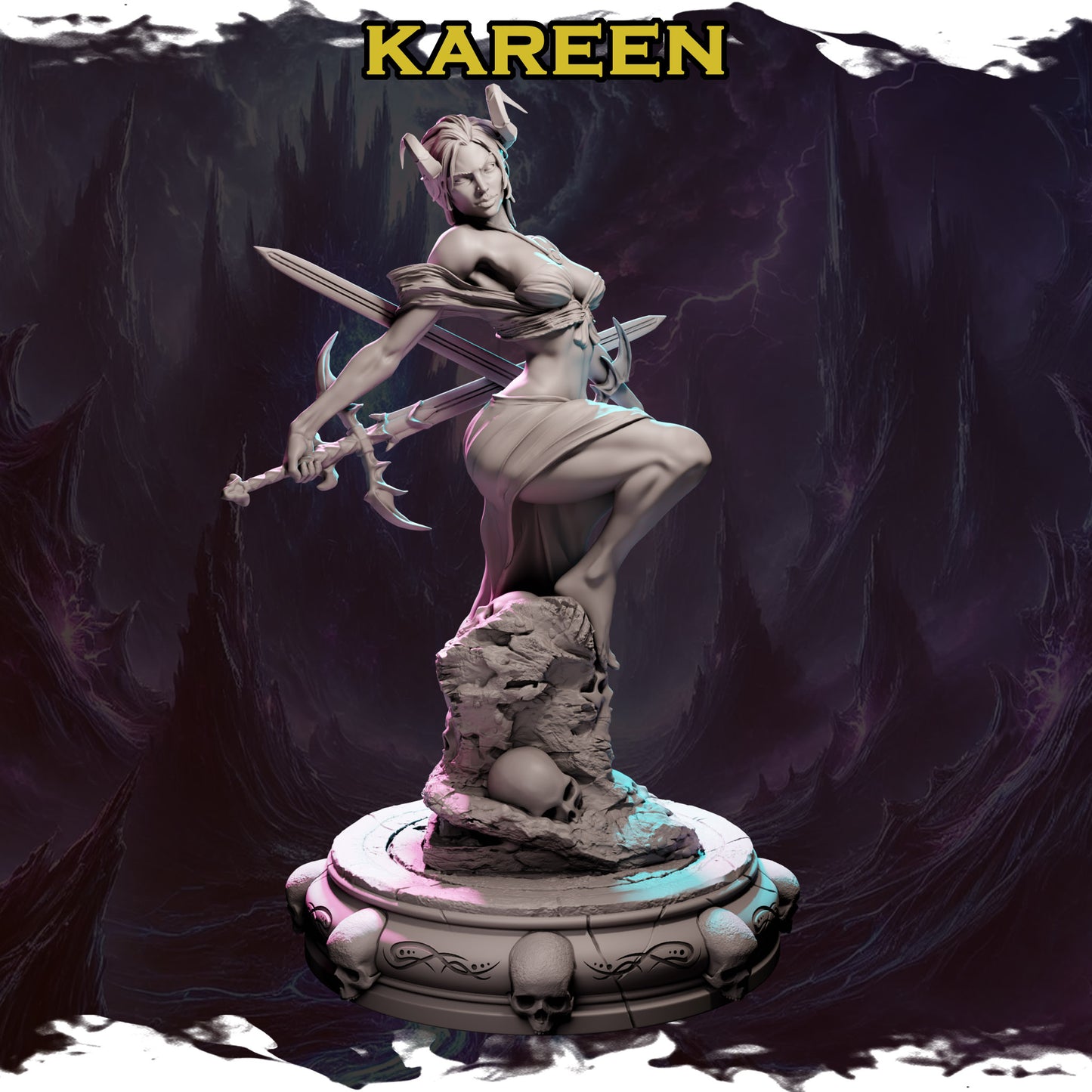 Gilmore Studio - Ladies of Chaos #3 -  Kareen - 75mm Pin Up/Figure/Model/Diorama