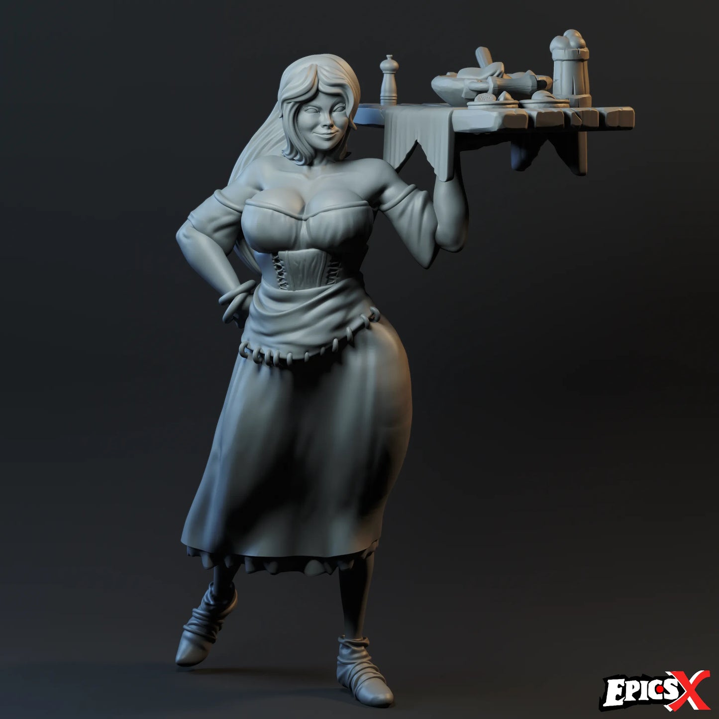 Suzanne Robson - Epic Elegance - Inn Keeper - 75mm Pin Up/Figure/Model/Diorama