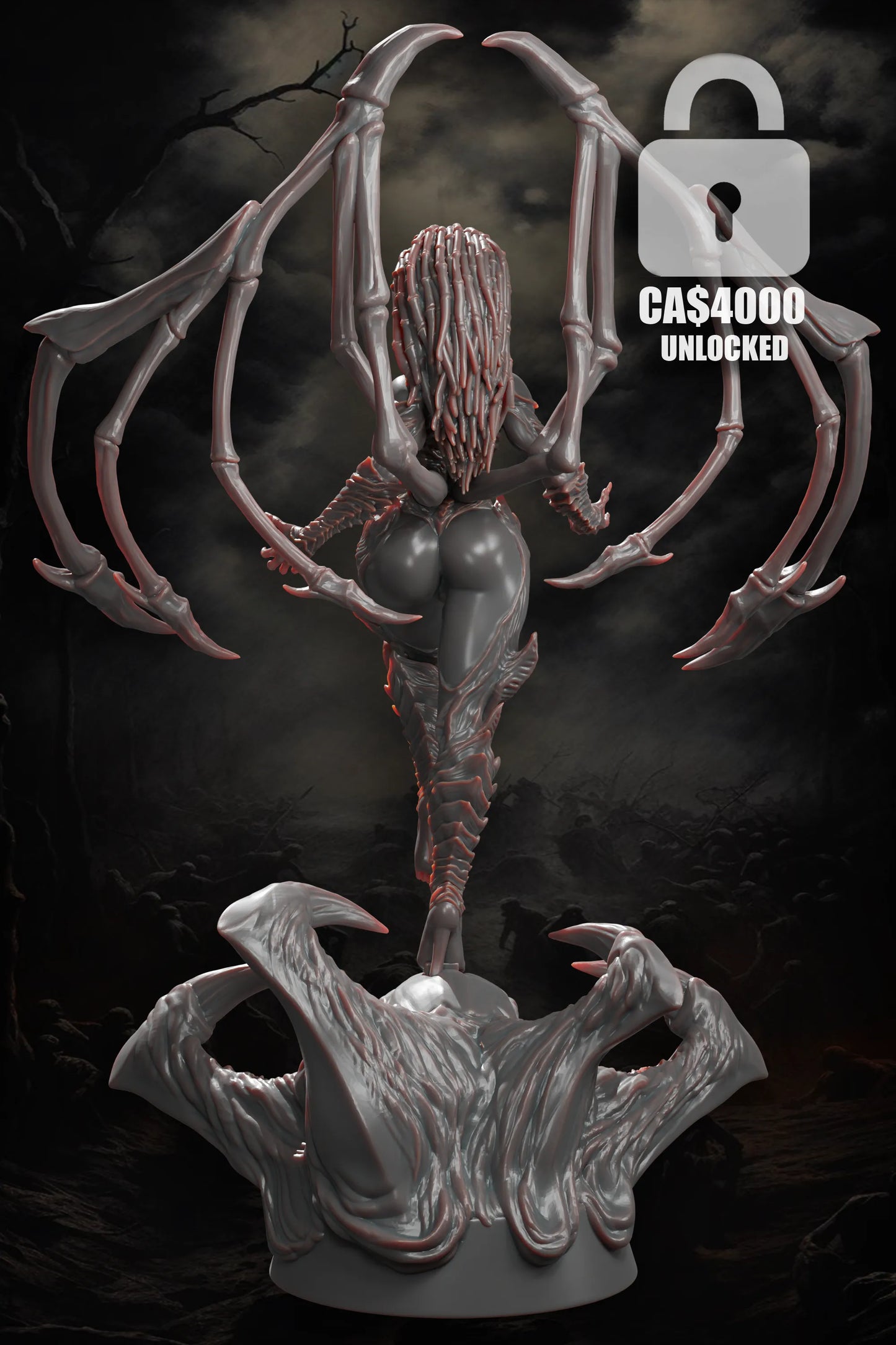 Jugglers Miniatures - Kerrigan, Queen of Blades - 75/100mm Pin Up/Figure/Model/Diorama