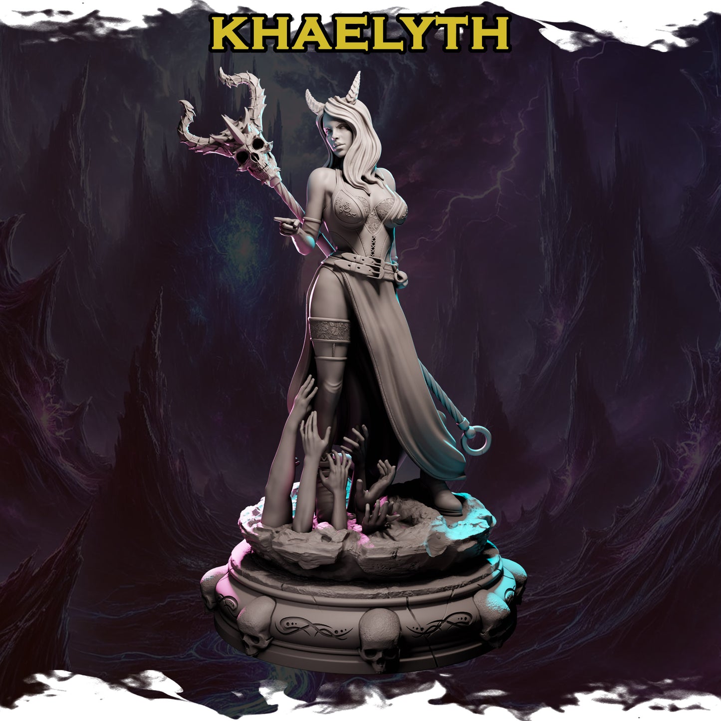 Gilmore Studio - Ladies of Chaos #3 - Khaelyth - 75mm Pin Up/Figure/Model/Diorama
