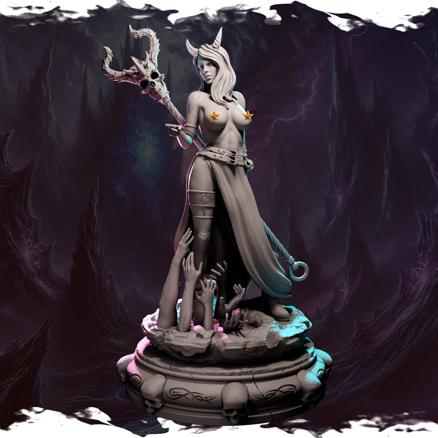 Gilmore Studio - Ladies of Chaos #3 - Khaelyth - 75mm Pin Up/Figure/Model/Diorama