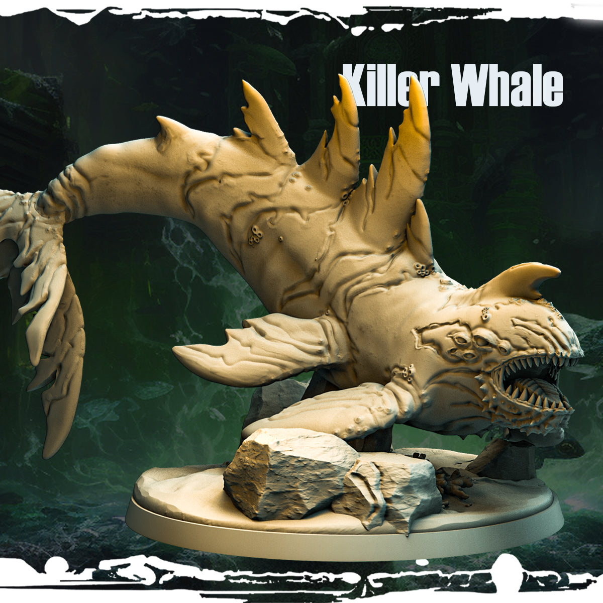 Monolith Arts - Terror on Cursed Waters - Killer Whale - DnD/TTRPG Figure/Miniature