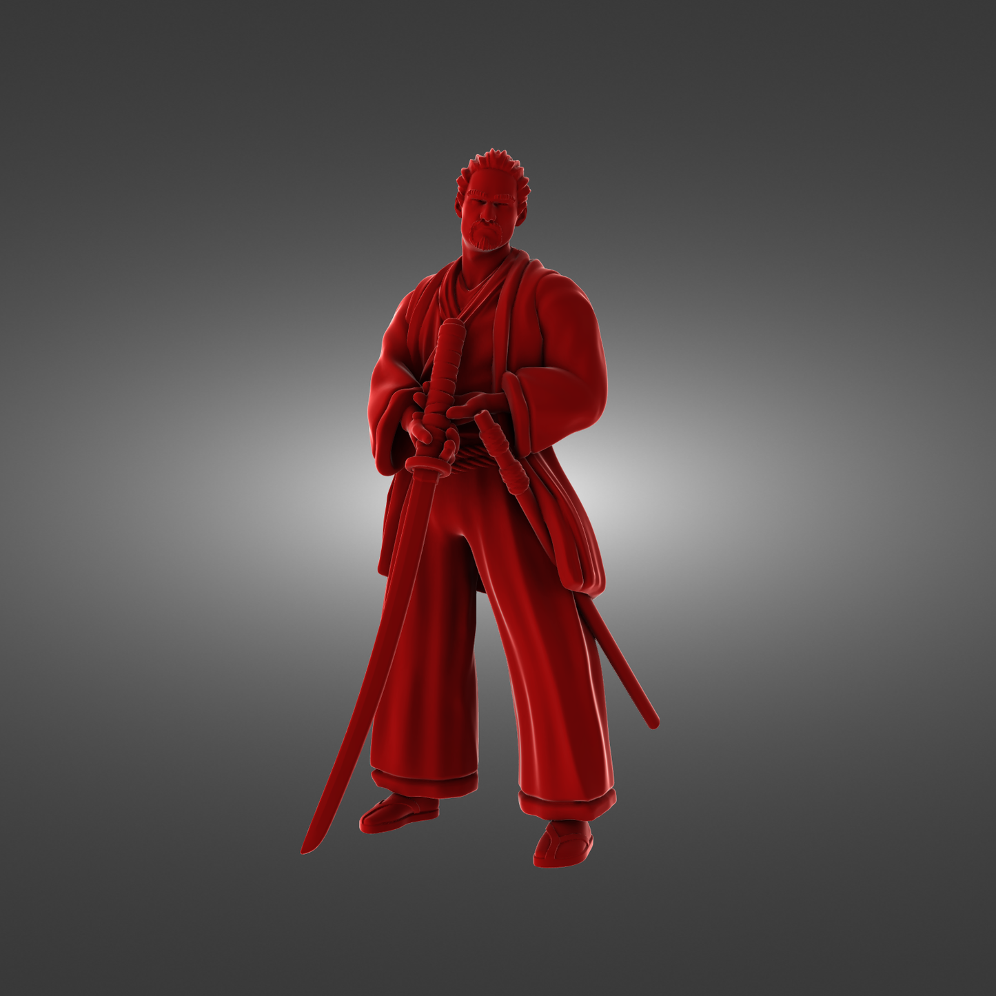 YourNeighborKnight - Bushido 3 - Kimono Samurai - DnD/TTRPG Figure/Miniature
