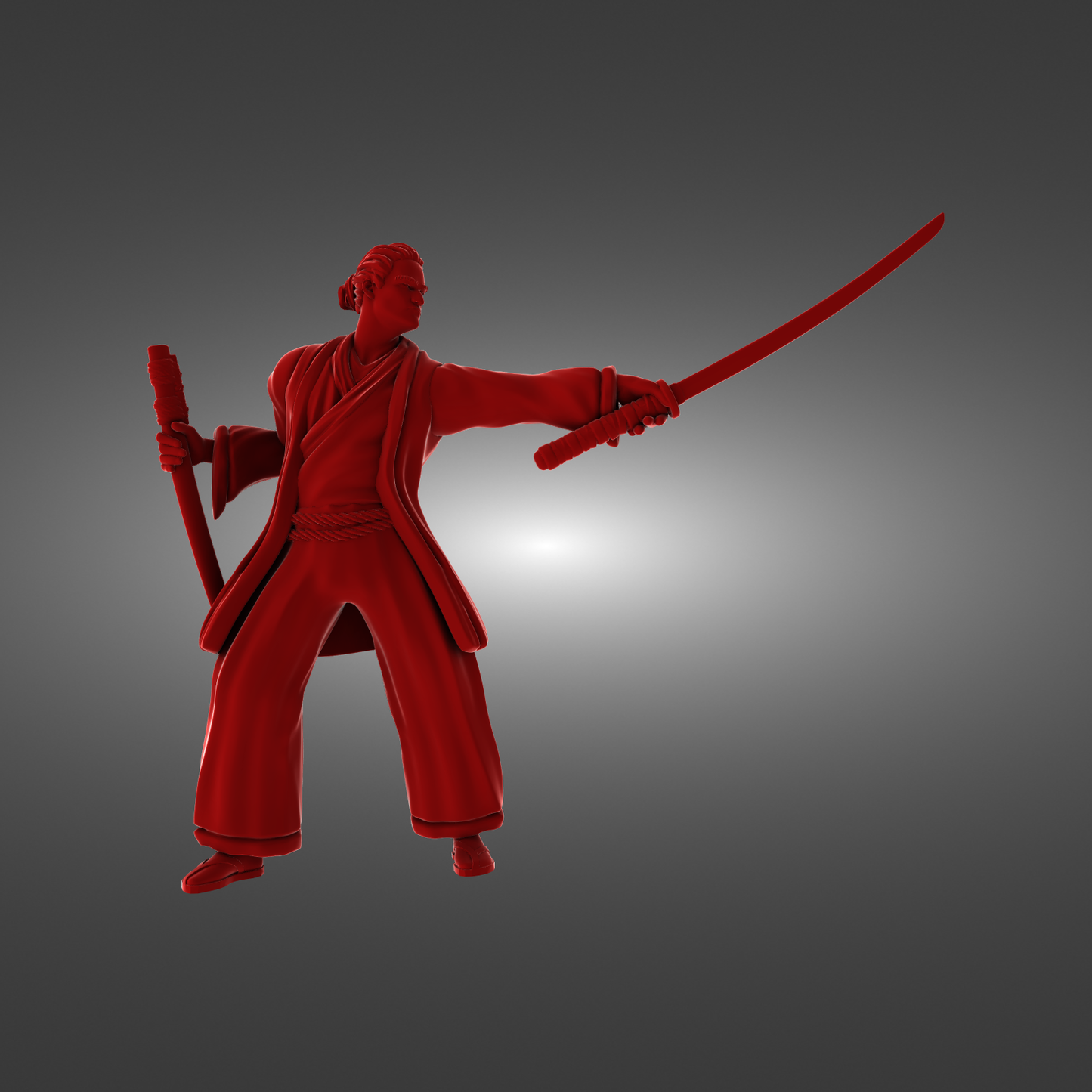 YourNeighborKnight - Bushido 3 - Kimono Samurai - DnD/TTRPG Figure/Miniature