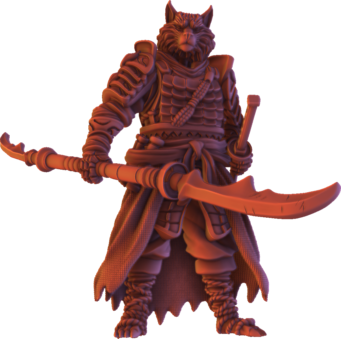 Forged Path - Tokugawa Guardians - Kitsune - DnD/Pathfinder/TTRPG Figure