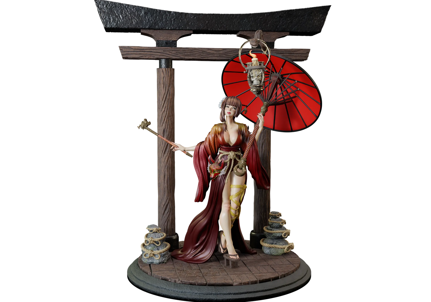 Alain Viesca - Kitsune (Lure) - 75/120mm Pin Up/Figure/Model/Diorama