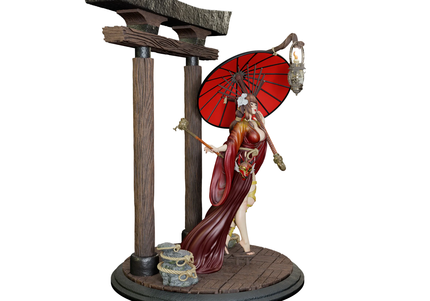 Alain Viesca - Kitsune (Lure) - 75/120mm Pin Up/Figure/Model/Diorama