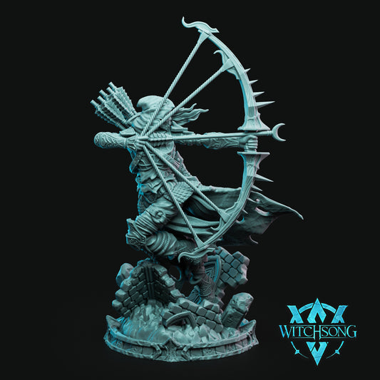Witchsong Miniatures - Knight Horrors - Lieutenant of the Lost "Archer" - DnD/TTRPG Figure/Miniature