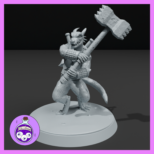 Ella's Arcanum - RPG Essentials #2 - Kobold Barbarian - DnD/Pathfinder/TTRPG