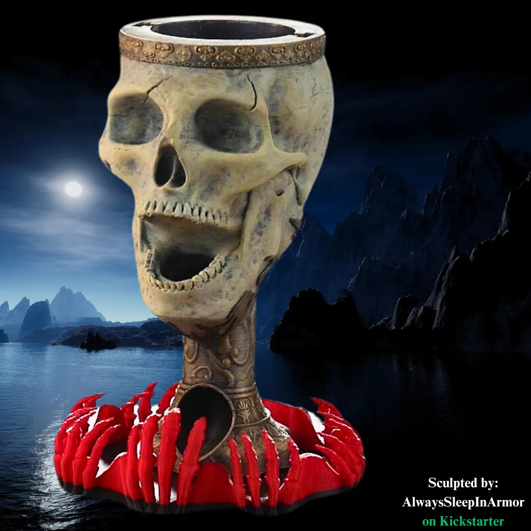 ASiA - Can/Snack Dice Tower - King's Skull - DnD/TTRPG/Roleplaying/Wargames