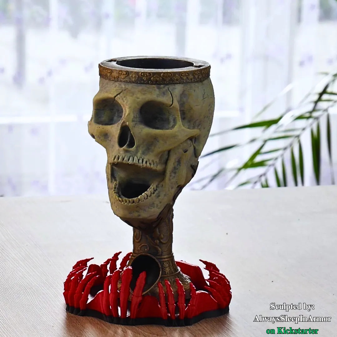 ASiA - Can/Snack Dice Tower - King's Skull - DnD/TTRPG/Roleplaying/Wargames