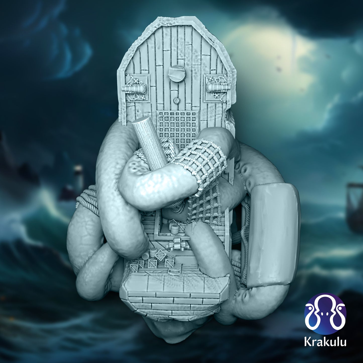 Krakulu - Kraken Dice Tower - DnD/TTRPG/Roleplaying/Wargames