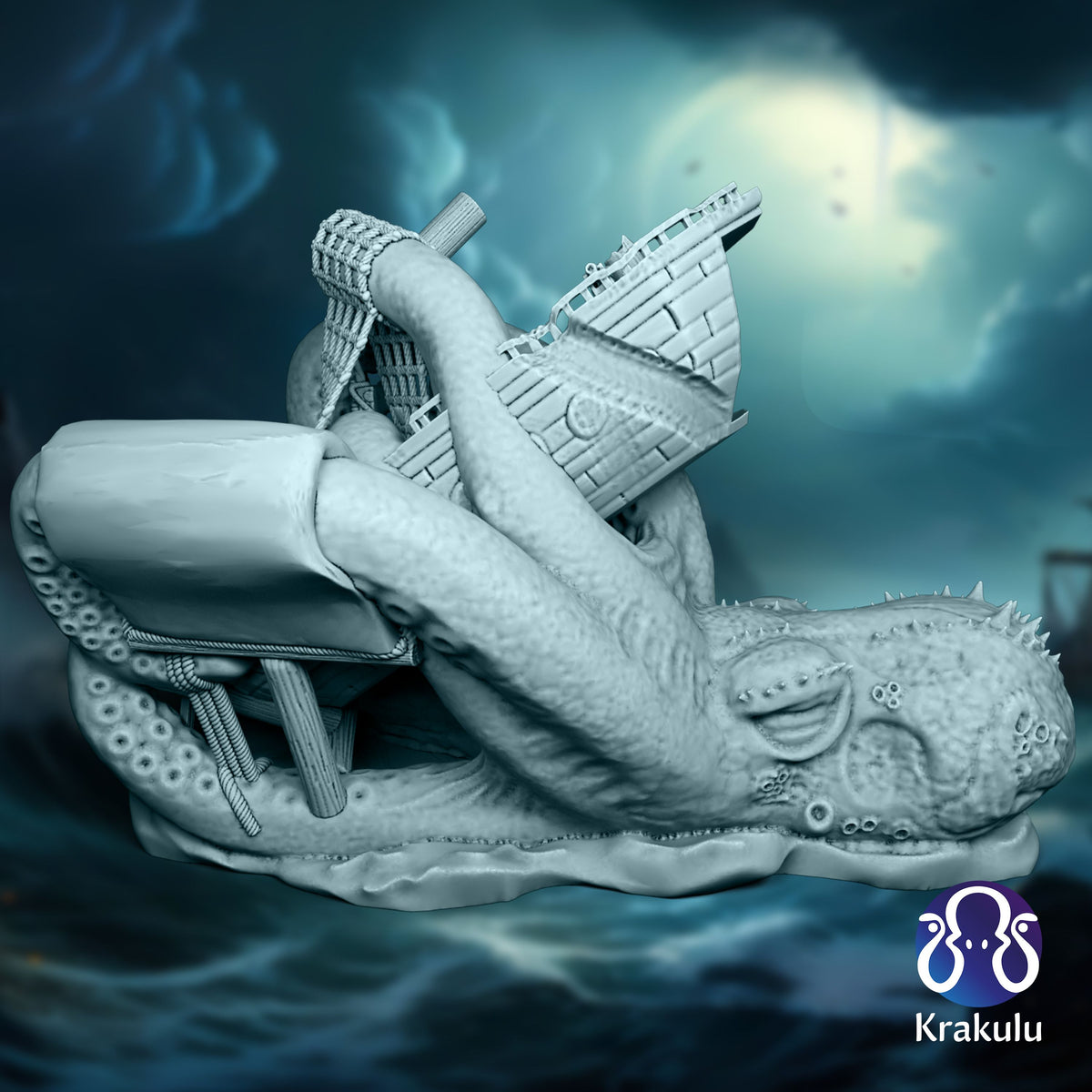 Krakulu - Kraken Dice Tower - DnD/TTRPG/Roleplaying/Wargames