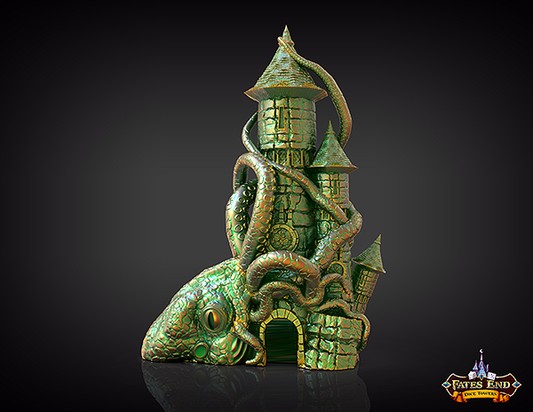 FatesEnd - Kraken Dice Tower - DnD/TTRPG/Roleplaying/Wargames