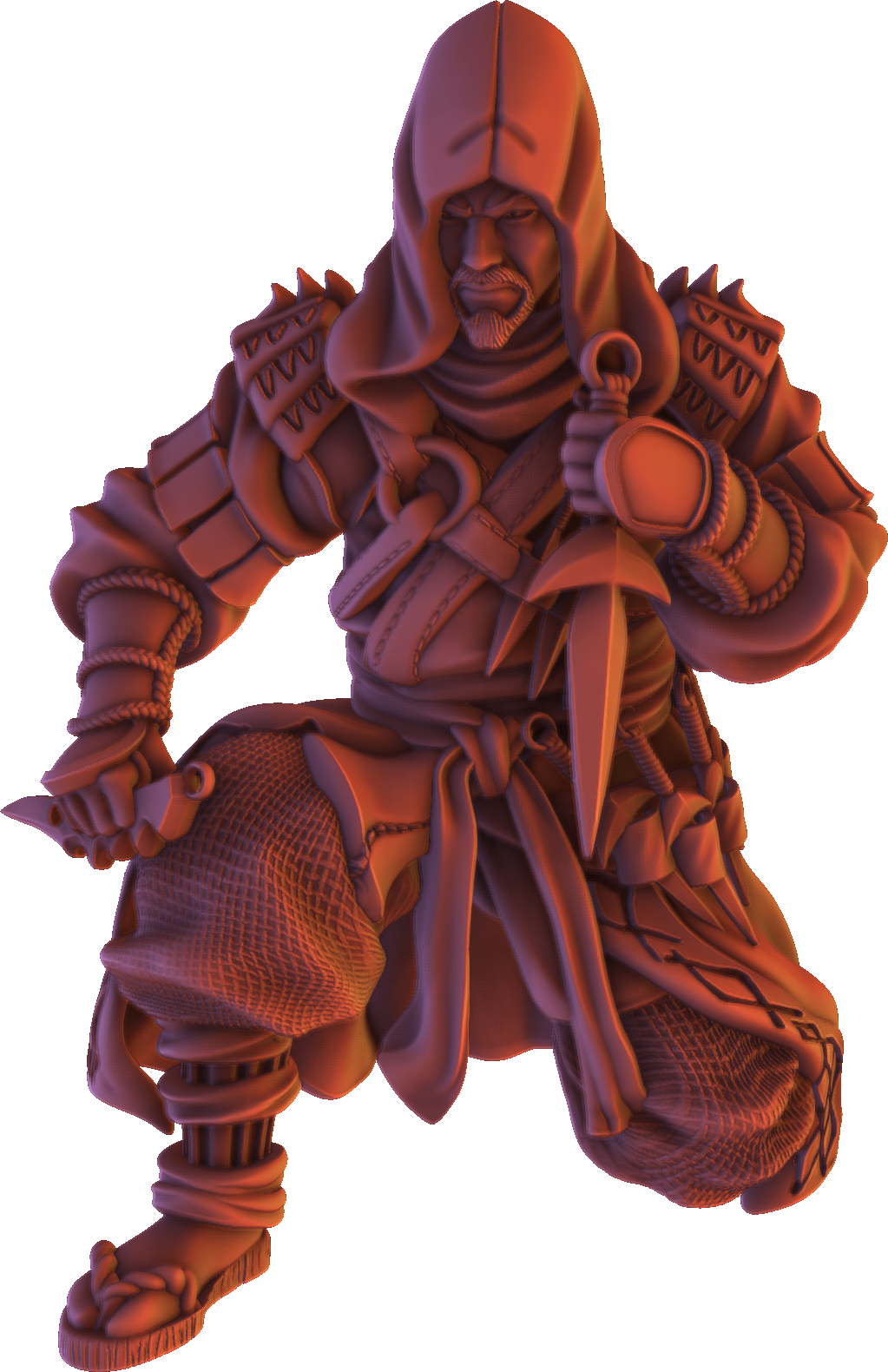 Forged Path - Tokugawa Ronin - Ninja Kunai - DnD/Pathfinder/TTRPG Figure