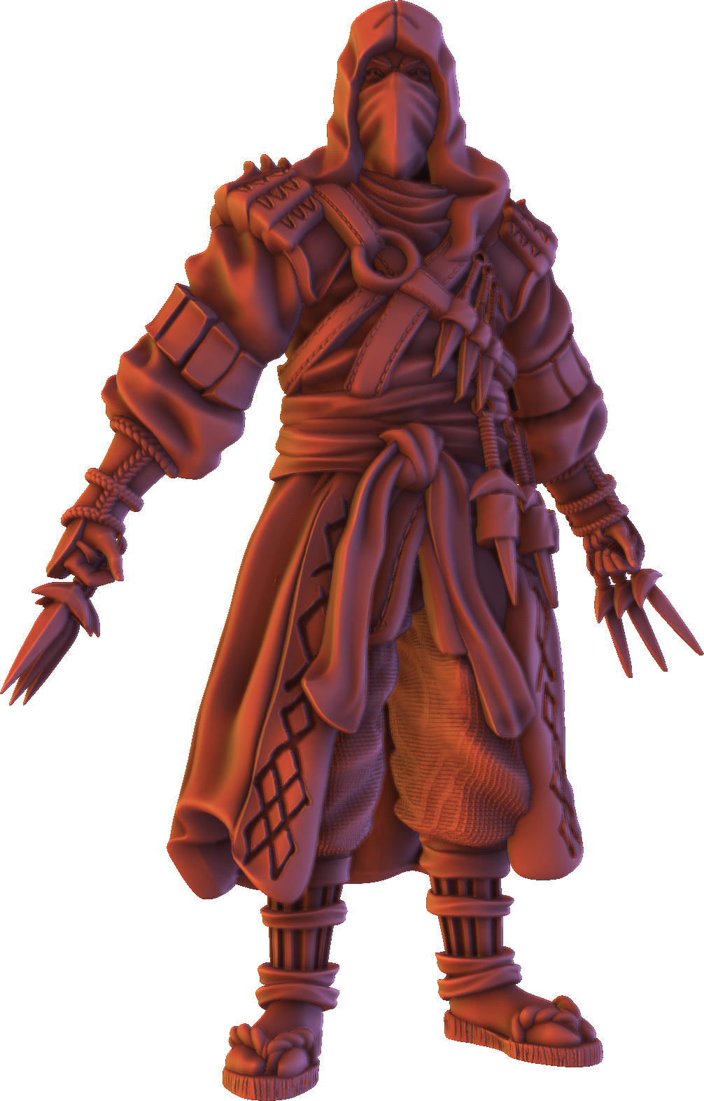 Forged Path - Tokugawa Ronin - Ninja Kunai - DnD/Pathfinder/TTRPG Figure