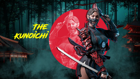 Ounce Art - Kunoichi - 75/120mm Pin Up/Figure/Model/Diorama