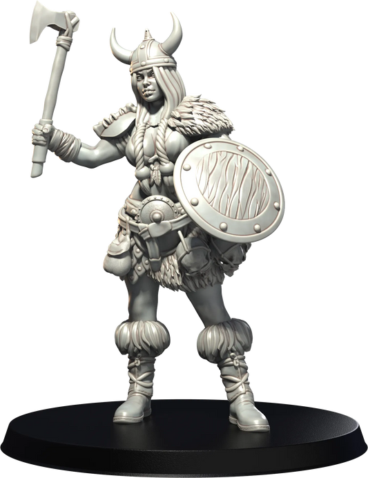 3D IPStudios - Female Warriors #1 - Lagertha - 75mm Pin Up/Figure/Model/Diorama