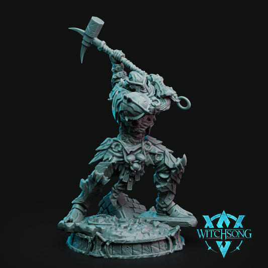 Witchsong Miniatures - Knight Horrors - Lieutenant of the Lost "Hammer" - DnD/TTRPG Figure/Miniature