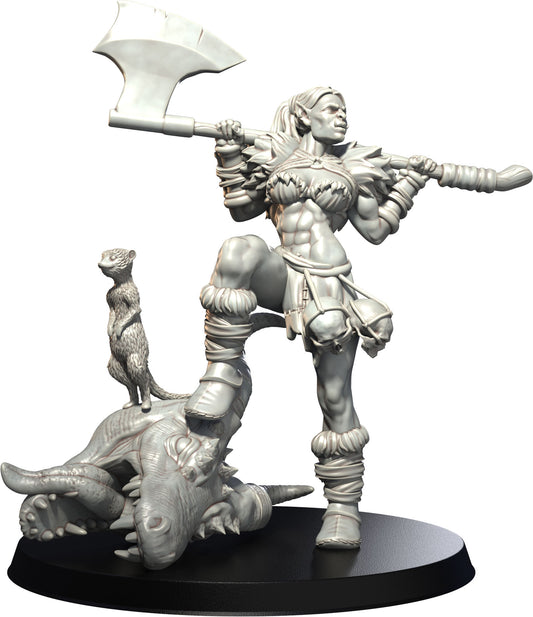 3D IPStudios - Female Warriors #1 - Lysa - Pin Up/Figure/Model/Diorama - Helios3DPrinting
