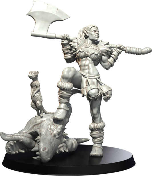 3D IPStudios - Female Warriors #1 - Lysa - 75mm Pin Up/Figure/Model/Diorama