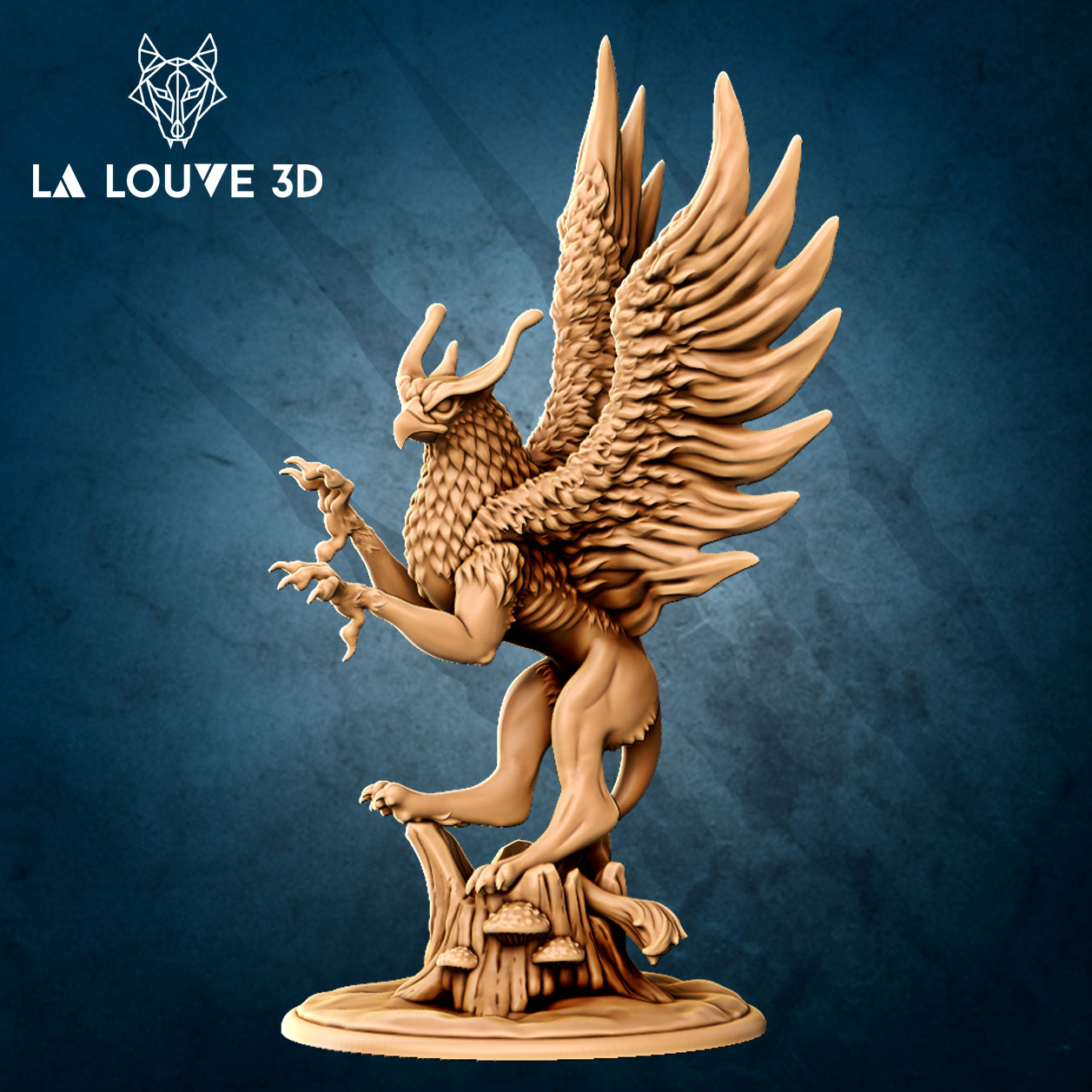 La Louve - Dangerous Monsters #1 - Griffin #1 - DnD/TTRPG Figure/Miniature