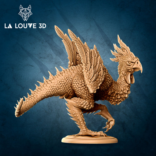 La Louve - Dangerous Monsters #1 - Cockatrice #1 - DnD/TTRPG Figure/Miniature