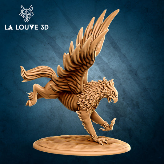 La Louve - Dangerous Monsters #1 - Hippogriff #1 - DnD/TTRPG Figure/Miniature