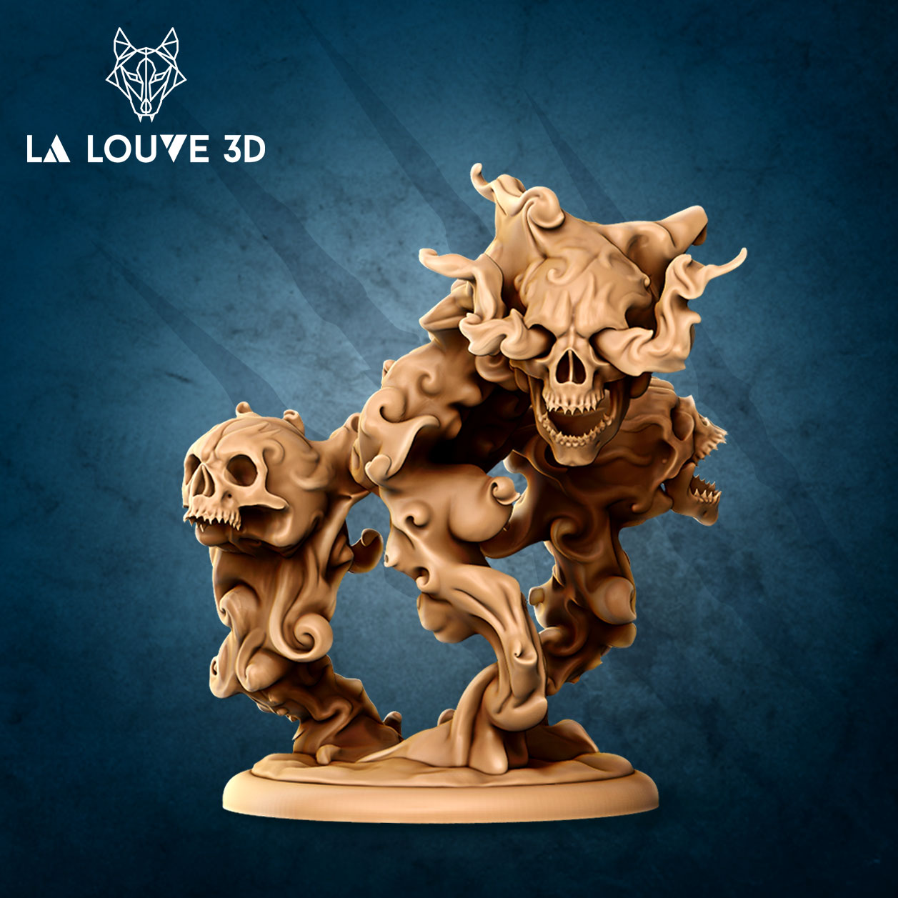 La Louve - Dangerous Monsters #1 - Flameskull - DnD/TTRPG Figure/Miniature