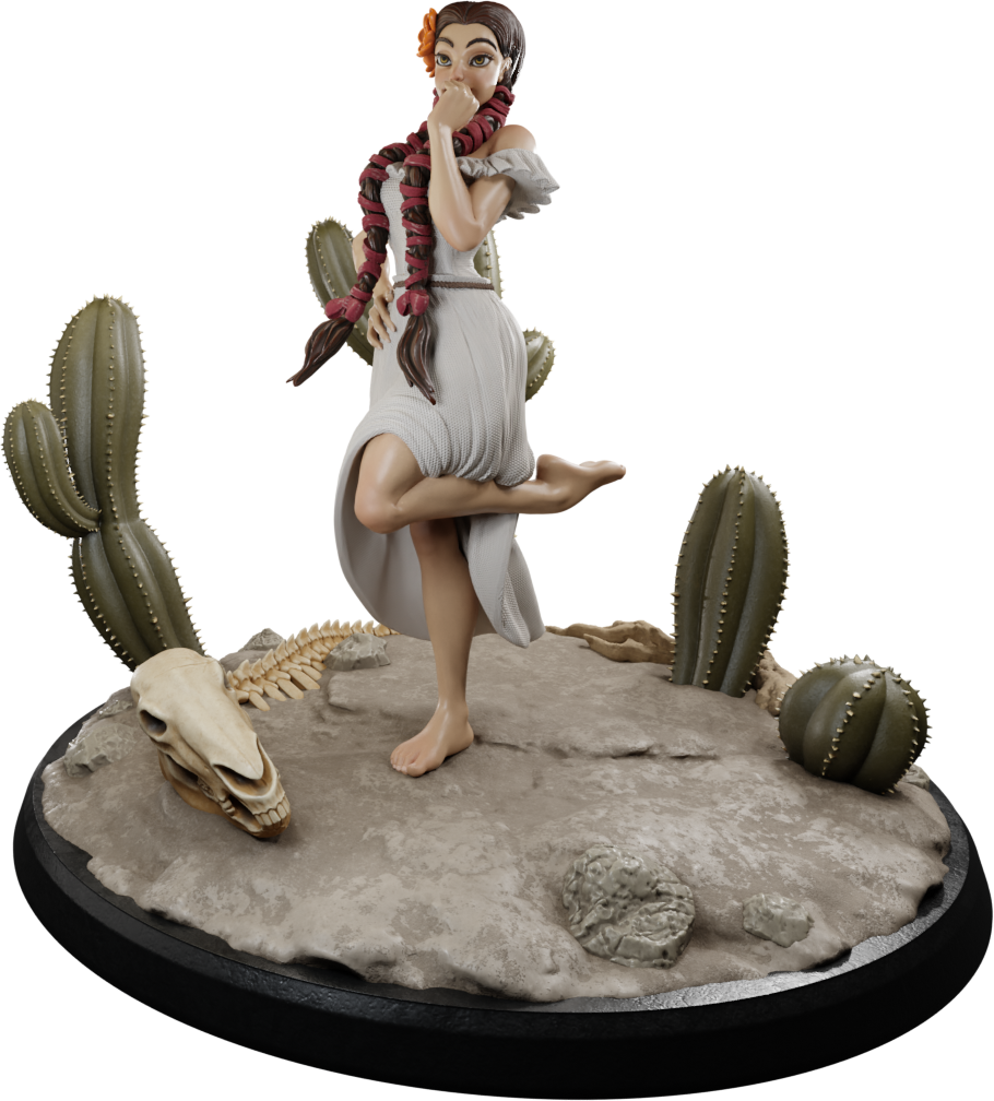 Alain Viesca - La Lechuza (Lure) - 32/75/120mm Pin Up/Figure/Model/Diorama - Helios3DPrinting