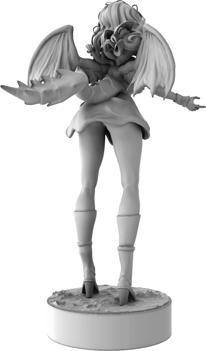 Quest Minis - Lady Dragon - 75mm Pin Up/Figure/Model/Diorama