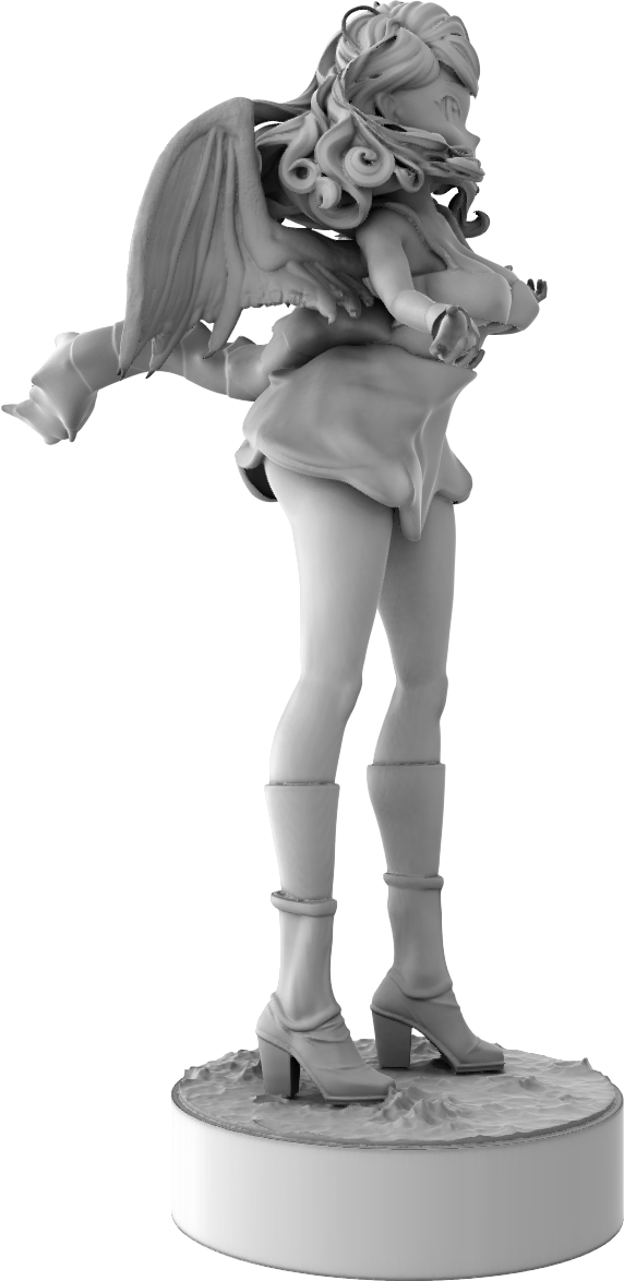 Quest Minis - Lady Dragon - 75mm Pin Up/Figure/Model/Diorama