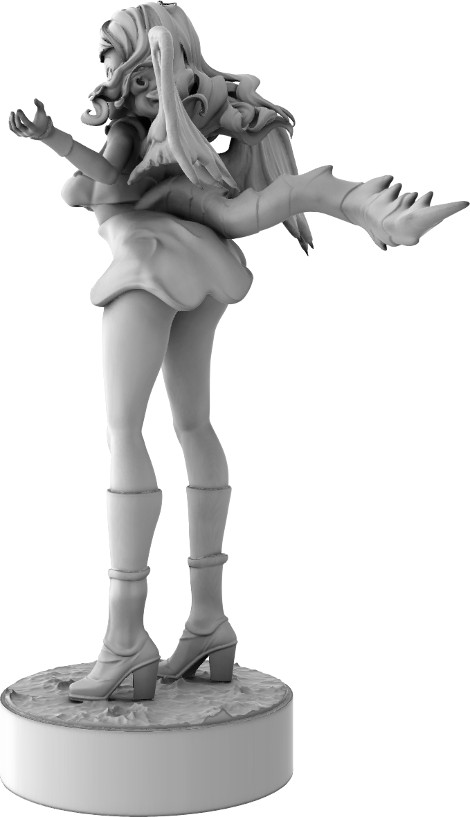 Quest Minis - Lady Dragon - 75mm Pin Up/Figure/Model/Diorama