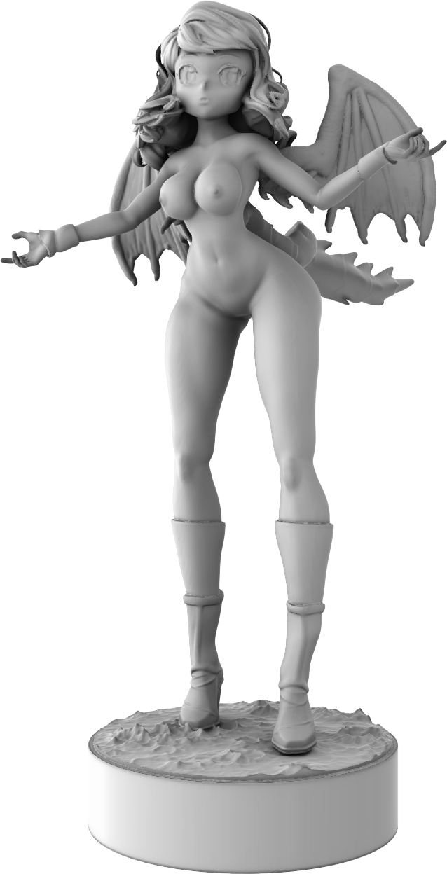 Quest Minis - Lady Dragon - 75mm Pin Up/Figure/Model/Diorama