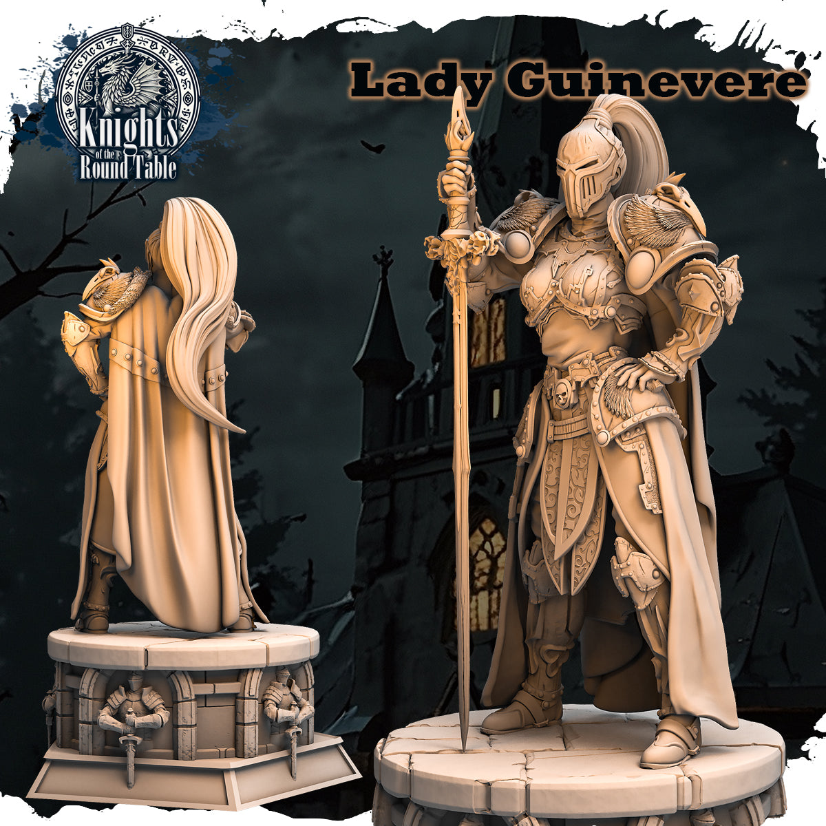 Haito - Round Table - Lady Guinevere - 150mm Pin Up/Figure/Model/Diorama