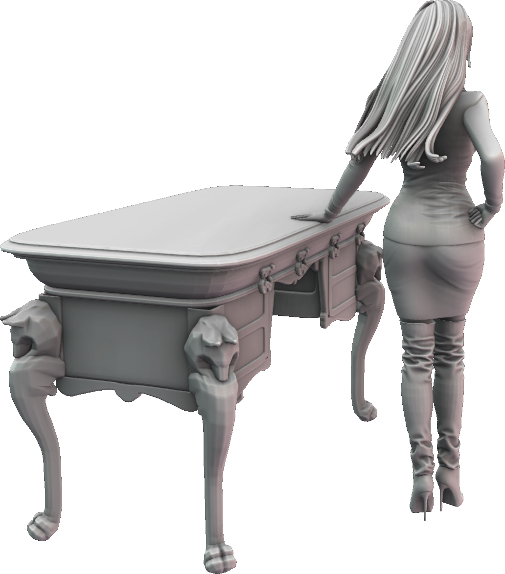 Tatiana Klein - Curvaceous Resin #1 - Ladyboss - 75/200mm Pin Up/Figure/Model/Diorama