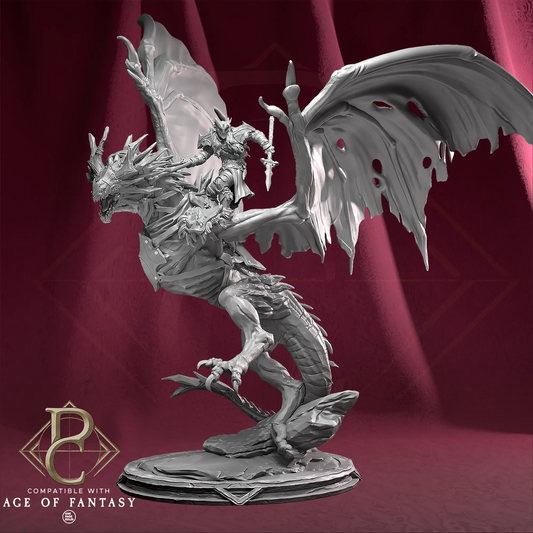 Parasite Collectibles - Dragon Souls #1 - Frost Wyvern - DnD/TTRPG Figure/Miniature