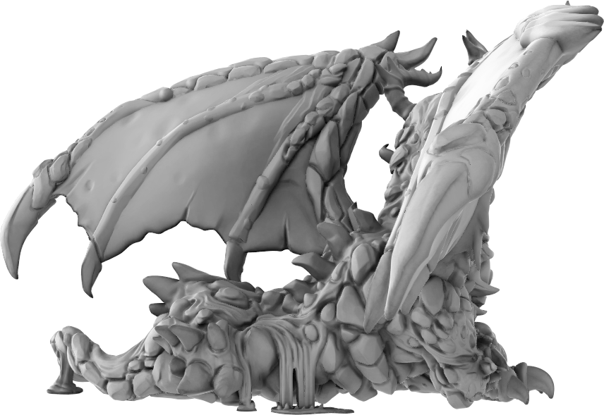 Brayan Nafarrate - Bestiary #4 - Magma Dragon #2 - DnD/TTRPG Figure/Miniature